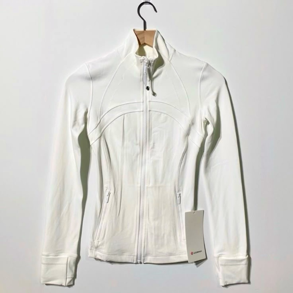 White lululemon jacket 
size 4
